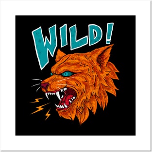 wild wolf Posters and Art